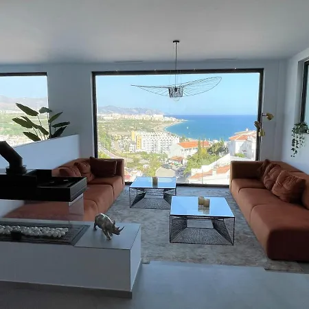 Colina Del Mar - With Heated Pool & Luxurious View Near The Вілла Нерха